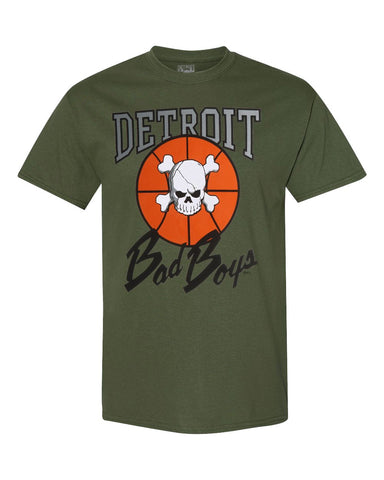Detroit Bad Boys Classic T-Shirt - Military Green