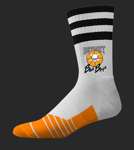 Bad Boy Classic Crew Socks - White