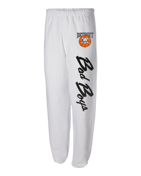 Detroit Bad Boys Sweatpants White