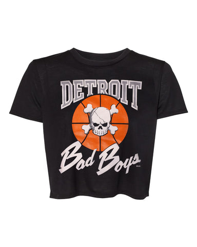 Detroit Bad Boys Short Sleeve Cropped T-shirt
