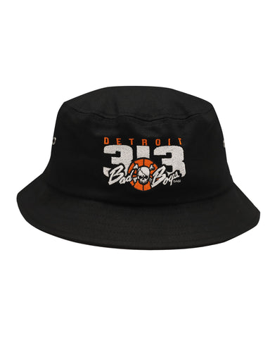 Detroit Bad Boys Bucket Cap - 313 Black