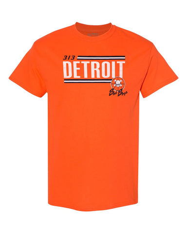 Detroit Bad Boys Classic T-Shirt - 313 Orange