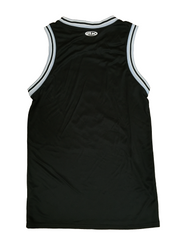 Detroit Bad Boys Sleeveless Crew Neck Basketball Jersey in Black