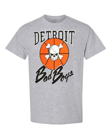 Detroit Bad Boys Classic T-Shirt - Athletic Grey