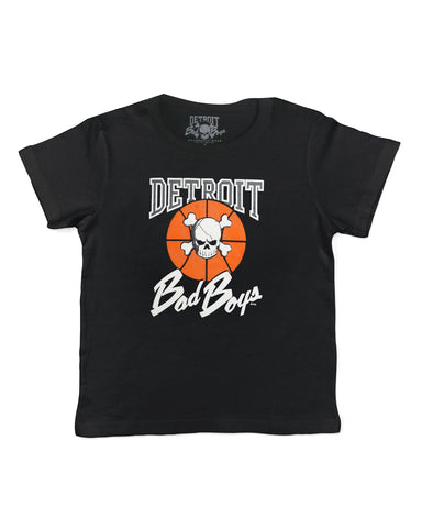 Detroit Bad Boys Classic Youth T-Shirt - Black