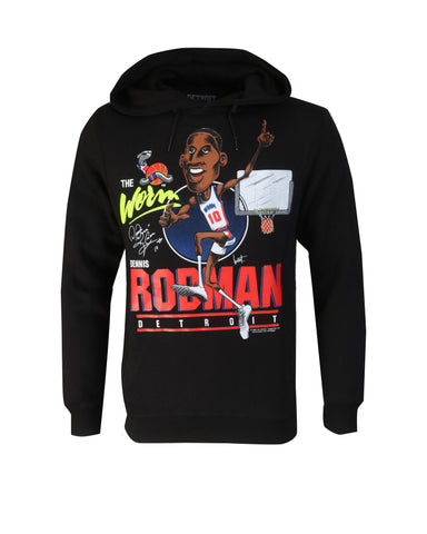 Detroit Bad Boys Dennis "The Worm" Rodman Hoodie
