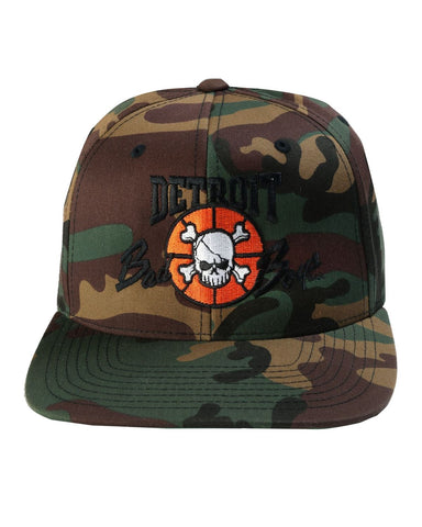 Detroit Bad Boys Flat Bill Camouflage Cap - Multi