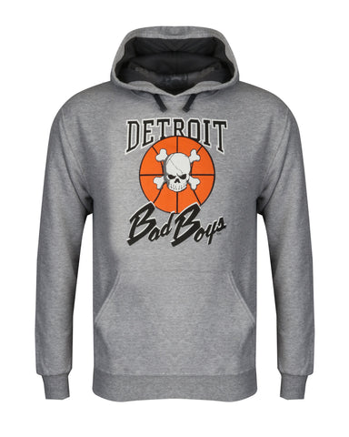 Detroit Bad Boys Hoodie - Athletic Grey