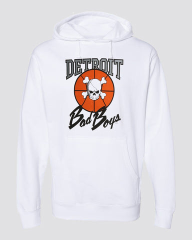 Detroit Bad Boys Hoodie - White