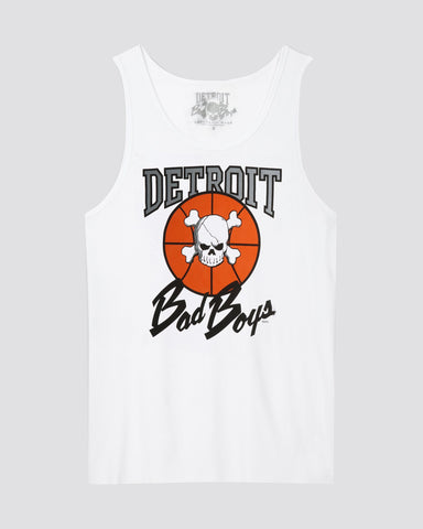 Detroit Bad Boys Tank Top - White