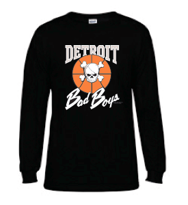 Wholesale * Detroit Bad Boys Long Sleeve T-Shirt