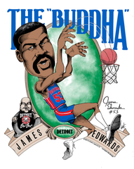 Wholesale * James "The Buddha" Edwards Caricature T-Shirt