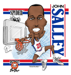 John "The Spider" Salley Caricature T-Shirt