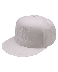 Detroit Bad Boys Flat Bill Snapback Cap - Tone on Tone Wht