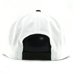 Detroit Bad Boys Flat Bill White Snapback Cap